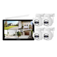 Srihome NVS010 5MP WiFi PTZ Surveillance Camera Intelligent Night Vision Motion Detection Two-way Intercom IP66 Outdoors Wireless CCTV Monitoring System Kit