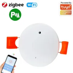 Detector de presencia humana Tuya WiFi/Zigbe, sensor PIR inteligente para el cuerpo humano, detector de radar, sensores de movimiento por microondas, montaje en techo
