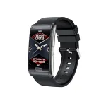 E600 1.47 inç HD Ekran EKG Monitör Nabız Kan Basıncı SpO2 Monitör Fitness Tracker 160mAh Pil BT5.1 IP68 Su Geçirmez Akıllı Saat