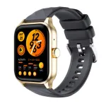 Weofly Active 1.85inch HD Screen bluetooth Call Heart Rate Blood Pressure Blood Oxygen Monitor Sleep Monitoring Body Temperature Detection Breath Training Multi-sport Modes Music Playback IP67 Waterproof Smart Watch