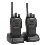2pcs Baofeng Walkie Talkie BF-88E PMR 0.5W 16CH UHF 446.00625-446.19375MHz 12.5KHz Channel Separation with Charger