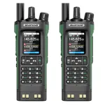 2Pcs Baofeng BF-UV32 GPS Walkie Talkie 10W Long Range Multi Band Bluetooth App 1000 Channels USB-C EU Charge Portable 2-Way Radio