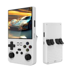 R39 MAX 128G Handheld Game Console 4-Inch HD Screen RK3326 30+ Emulators 40000+ Games for PSP NDS GBA 3500mAh Battery Arcade Retro Gaming Console Open-source Linux System