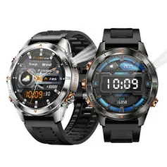 SENBONO KT80 1.46-inch HD Screen SOS Flashlight UV Light 3ATM Waterproof Heart Rate Blood Oxygen Monitor Sleep Monitoring Multi-sport Modes Smart Watch
