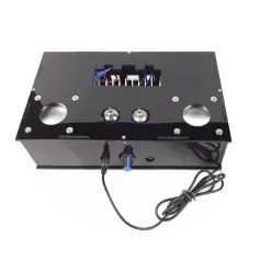 HIFI 6J1 Tube Amplifier DIY Kit Clear Acrylic Case High Fidelity Sound 105dB SNR Dual 12V Power Support MP3 Smartphone Tablet Computer