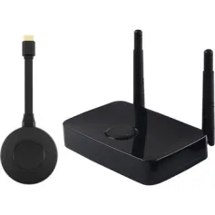 Measy AM1810HD Wireless HD Extender Kit 100m Range 1080P@60Hz Dual Band HD VGA Dual Output 8-in-1 Multi Screen Plug Play No WiFi Needed