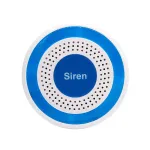 PGST PE-519R belaidė garso ir šviesos sirena 100dB autonominė 433mhz Strobe Siren namų apsaugos garso signalizacijos sistema