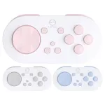 LinYuvo KS54 Mini Wireless bluetooth Game Controller with Vibration Pocket Sized Gamepad 180mAh Cool Lighting Effects for Android/iOS/Switch