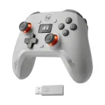 BIGBIG WON Aether C6 2.4G Wireless Gaming Controller with Hall Effect Joysticks and Triggers Smart Display bluetooth Gamepad 1KHz Polling Rate Vibration Motors for PC Switch2 Android iOS