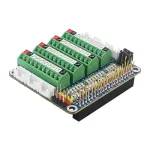 Raspberry Pi 5 GPIO Status LED Terminal Block BreakoutBoard HAT ADC/DCA Sensor for Raspberry Pi 5 4B 3B+ Test Expansion Board