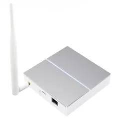 GW60-Wired Tuya Zigbe Smart Hub Gateway Bridge with Antenna Wired Mesh Hub for Home Automation Works with Alexa Google Home
