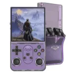 T16MAX 64G 4-inch IPS Retro Handheld Game Console 15000+ Games RK3326 Quad Core Dual 3D Joystick Built-in HiFi Speaker Portable Gaming Device Support 3.5mm Earphone 3000mAh Battery