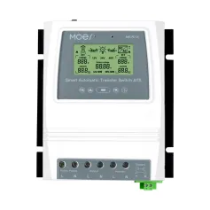 MoesHouse Tuya Smart bluetooth Dual Power Controller 80A Automatic Transfer Switch for Off Grid Solar Wind System DC 12V 24V 48V AC 110V 220V