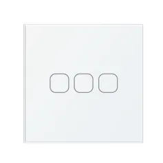 86 Type Tuya WiFi Touch Smart Switch Voice Control APP Control Timer Function Work with Amazon Alexa Google Assistant [Live & Neutral Wire]