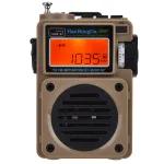 HanRongDa HRD-701 Pocket Radio Portable Digital Radio FM MW SW WB 96 Stations TF Card MP3 Player Bass Sound Mini Pocket Radio for Travelling Camping