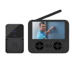M16 Visual Doorbell 4.3-Inch IPS Display HD Camera Infrared Night Vision Wireless Bidirectional Intercom Long Battery Life Easy Installation