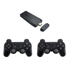 M8 4K HD 10000+ játékok Mini Games Stick videojáték-konzol SFC PS1 FC GBA emulátorhoz 2 db vezeték nélküli játékvezérlővel
