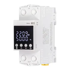 MOES 80A WiFi Tuya Smart Circuit Breaker Alarm Threshold Set Electricity Monitor V0 Fireproof Retardant APP Control With Alexa