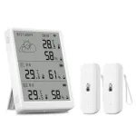 Tuya WiFi+RF433 Temperature & Humidity Sensor Sets Screen Display Monitor Main Sub devices Kits Works With Alexa Google Home