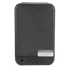 BlackSmith Portable Biometric Electronic Safes Quick Access Fingerprint Recognition Key Safe with Keys Keypad and APP Control Key Lock Box for Home Travel Car