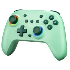 VS-803 RGB bluetooth Game Controller for NintendoSwitch/OLED/Lite/PC Six-axis 3D Joystick Gamepad with Double Vibration Trubo Function 10H Play Time