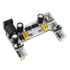 MB102 Módulo de fonte de alimentação para placa de ensaio de 2 canais 3,3 V 5 V Módulo de alimentação dedicado para placa de ensaio branca MB-102 Placa de ensaio sem solda