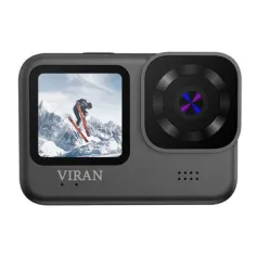 VIRAN V9 4K 60FPS WiFi Anti-shake Action Camera with Remote Control Dual Color Screen Diving Cycling Waterproof Sports Recorder