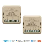 MoesHouse Tuya WiFi Intelligent Dimmer Switch Module Portable Home Automation DIY Switch Compatible with Alexa Google Assistant