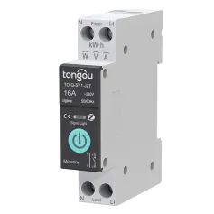 TO-Q-SY1-JZT Zigbe Din Rail Switch with Metering 32A-63A TUYA Smart Life APP & Voice Remote Control Real-Time Monitoring with Timing/Countdown Mode with Alexa Google Assistant