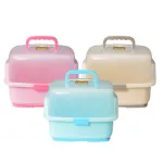 Baby Portable Bottle Drying Racks With Anti-dust Cover Large Nursing Bottle Storage Box Baby Dinnerware Organizer
