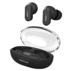 MEIZU Mblue AR01 In-ear Headset Wireless bluetooth 5.4 Earphone Dual Coaxial Driver Unit 360° Surround Stereo AI Call Noise Cancelling 50H Playback Digital Display Sports Headphones