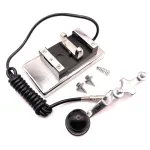K4 Morse Code Key Stainless Steel Manual CW Keyer 0.8kg دیزاینی جێگیری قورس 3.5 ملم بەرزکرایەوە بۆ پەیوەندی ڕادیۆیی شەپۆلی کورت