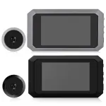 N9S 3.97in LCD Screen Visual Doorbell Digital Magic Eye Electronic Viewfinder Night Vision Safety Door Viewer Photo Recording Door Peephole Camera