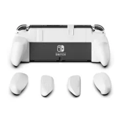 за Nintendo Switch OLED ръкохватка калъф Защитен капак 3 сменяеми дръжки Ергономичен лек аксесоар за преносима игрова конзола
