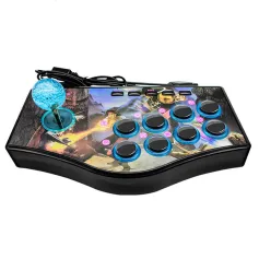 NJP308 USB Arcade Fight Stick Streets Fighting Joystick Gamepad Controller for PS3 PC Android USB PC Streets Fighter Arcade Game Plug and Play