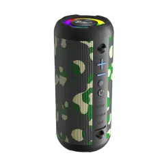 Altaveu bluetooth Cyboris S9 20W Altaveu portàtil Doble diafragma de baix de 57 mm Llum RGB TWS Trucada de mans lliures IPX6 Suport impermeable AUX TF Card U Disc a l'aire lliure Subwoofer sense fil