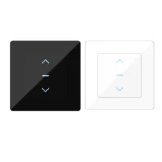 MoesHouse Tuya WiFi Smart Curtain Switch Touch Panel for Motorized Curtains and Roller Blinds Voice Control with Smart Life App Alexa Google