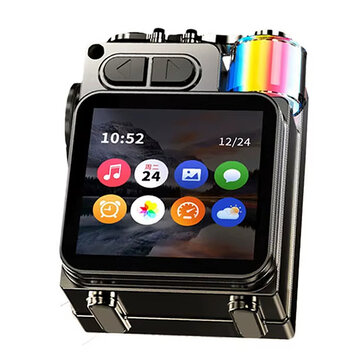 DK08 Smart Touch Screen bluetooth Speaker Mini Pocket Audio Player 40mm Driver Hands-free Call 1200mAh Battery Support TF Card Playback Portable Speakers