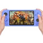 X20 Max Portable Game Console 5.1inch HD Creen Built-in 2500 Games with Dual Joystick Gamepad Arcade Game Player Console Support TV Output