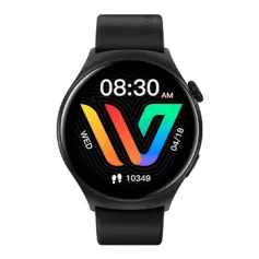 Weofly Curve 1,43-дюймовий AMOLED-дисплей Bluetooth Дзвінок Пульс Артеріальний тиск Монітор кисню в крові Моніторинг сну Вимірювання стресу Жіноче здоров'я Мультиспортивні режими Відтворення музики IP68 Водонепроникний смарт-годинник