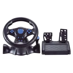7-in-1 Racing Simulator Steering Wheel Vibration Controller Game Racing Steering Wheel for NS/360/PS4/PS2/PS3/PC