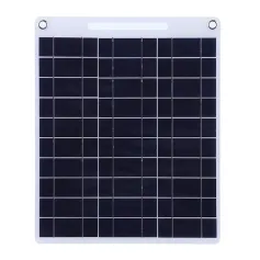 Flexible Solar Panel 13W Portable Solar Charger Dual USB 5V Grade A Polycrystalline Silicon Lightweight Solar Charging Pad for Outdoor Low Power Devices Emergency Lighting