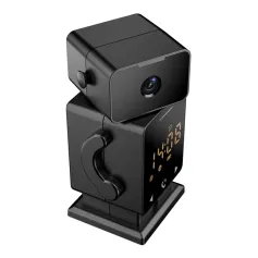 C11 3MP Tuya WiFi PTZ Robot Camera with Time Display 180° Viewing HD Night Vision Motion Detection Two-way Audio Alarm Setting Surveillance Security Cameras
