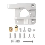 Kingroon® Sliver MK8 Extruder Kit for 3D Printer Aluminum Alloy Block Bowden Extrusion CR10 Extruder Block 3D Printer Parts For MK8 CR10 Ender 3