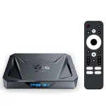 X96Q Pro+ 2+16G Android 14.0 TV Box Allwinner H728 8K з декодуванням відео BT5. Домашній кінотеатр X WIFI6 1000M LAN USB3.0 HD 3.5 мм аудіо приставка з дистанційним керуванням