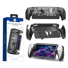 [Black Myth: WuKong] JYS-P5188 Full Coverage TPU Protective Case with Detachable Face Cover Built-in Stand for PS5 Portal Gamepad Black Myth WuKong