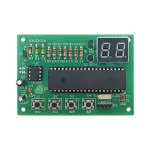 Mikrodenetleyici Sayaç Kiti STC90C52 NE555 Zamanlayıcı LED Ekran 5V-6V DIY Elektronik Kiti Hassas Sayma Devresi Komple Bileşenler Lehimleme Uygulaması STEM Öğrenme Eğitim Projesi
