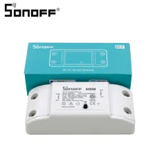 Sonoff Basic R2 Wifi DIY Smart Switch Remote Controller Timer Light Switch Module 10A for Smart Home Automation Wireless APP Control Work With Alexa Google Home