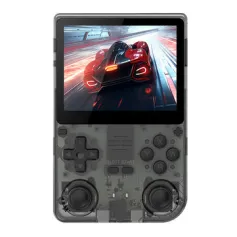 Powkiddy V20 128GB 10000+ Games Handheld Game Console 3.5inch IPS Screen Quad-core 5000mAh Dual TF Card Slots 3.5mm Earphone 3D Dual Joystick Open Source System Video Game Player Console