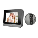 Tuya Smart WiFi 4.3 LCD Digital Peephole Door Viewer Camera 1080P 5000mAh PIR Motion Detection Two-way Intercom Work with Alexa Google Assistant